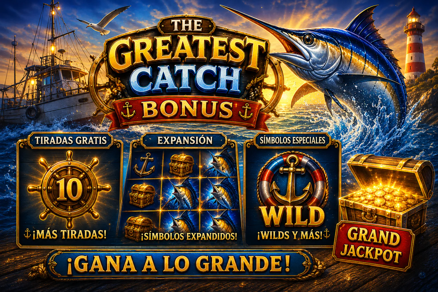 Ventajas principales de The Greatest Catch Slot